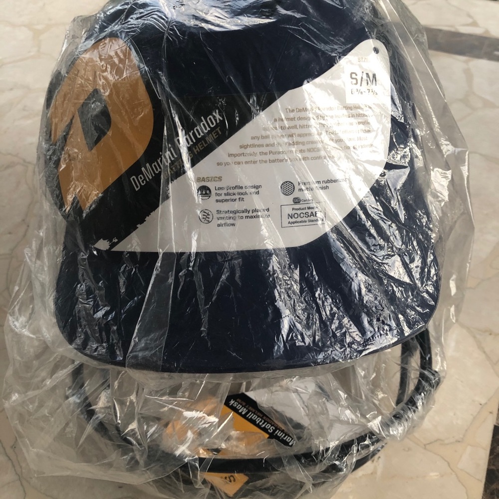 DeMarini softball helmet